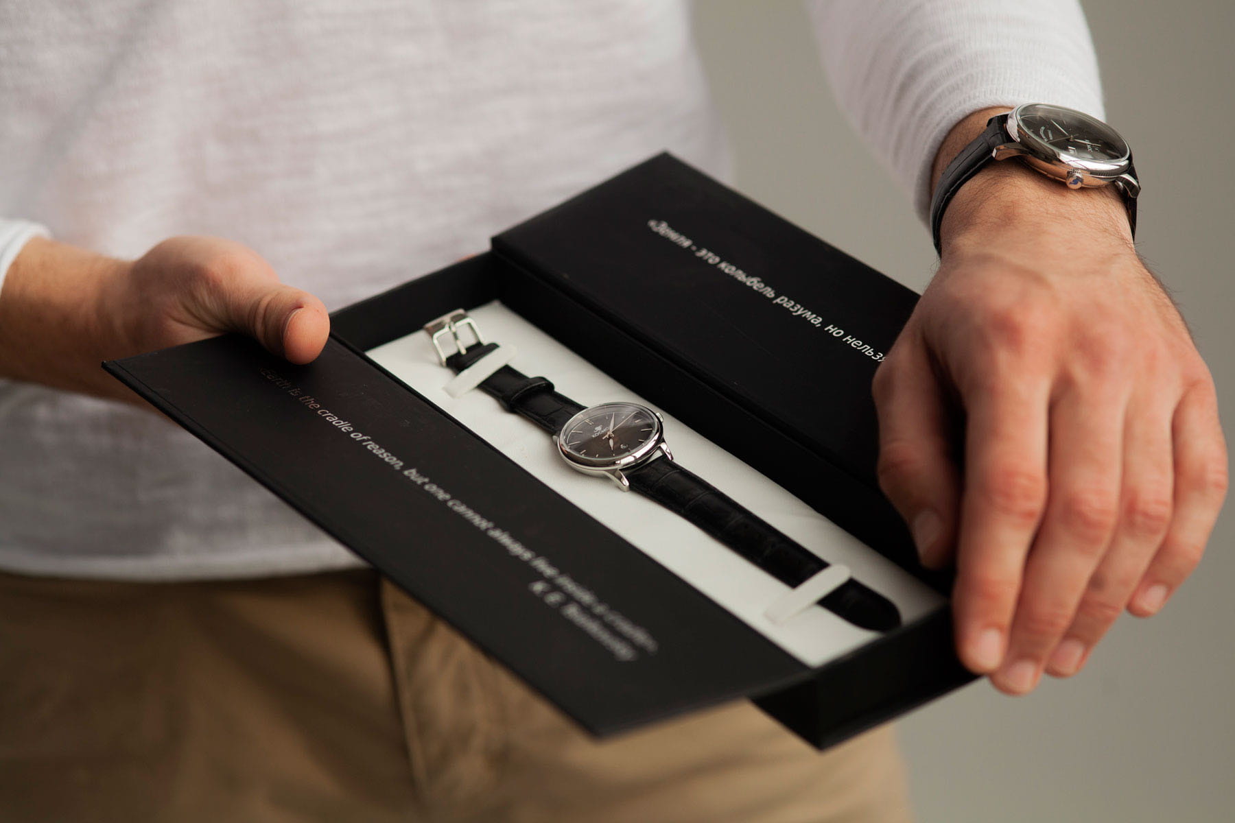 Космос Космос Юпитер K 043.11.31  — детали корпуса и кожаный